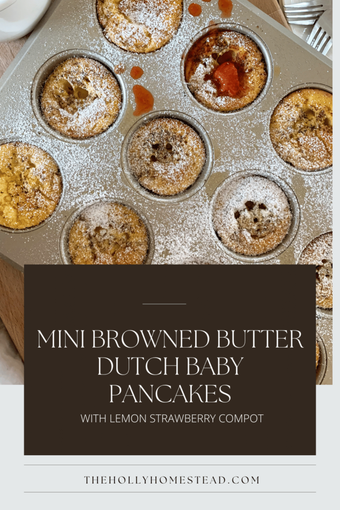 brown butter dutch baby pancakes pinterest